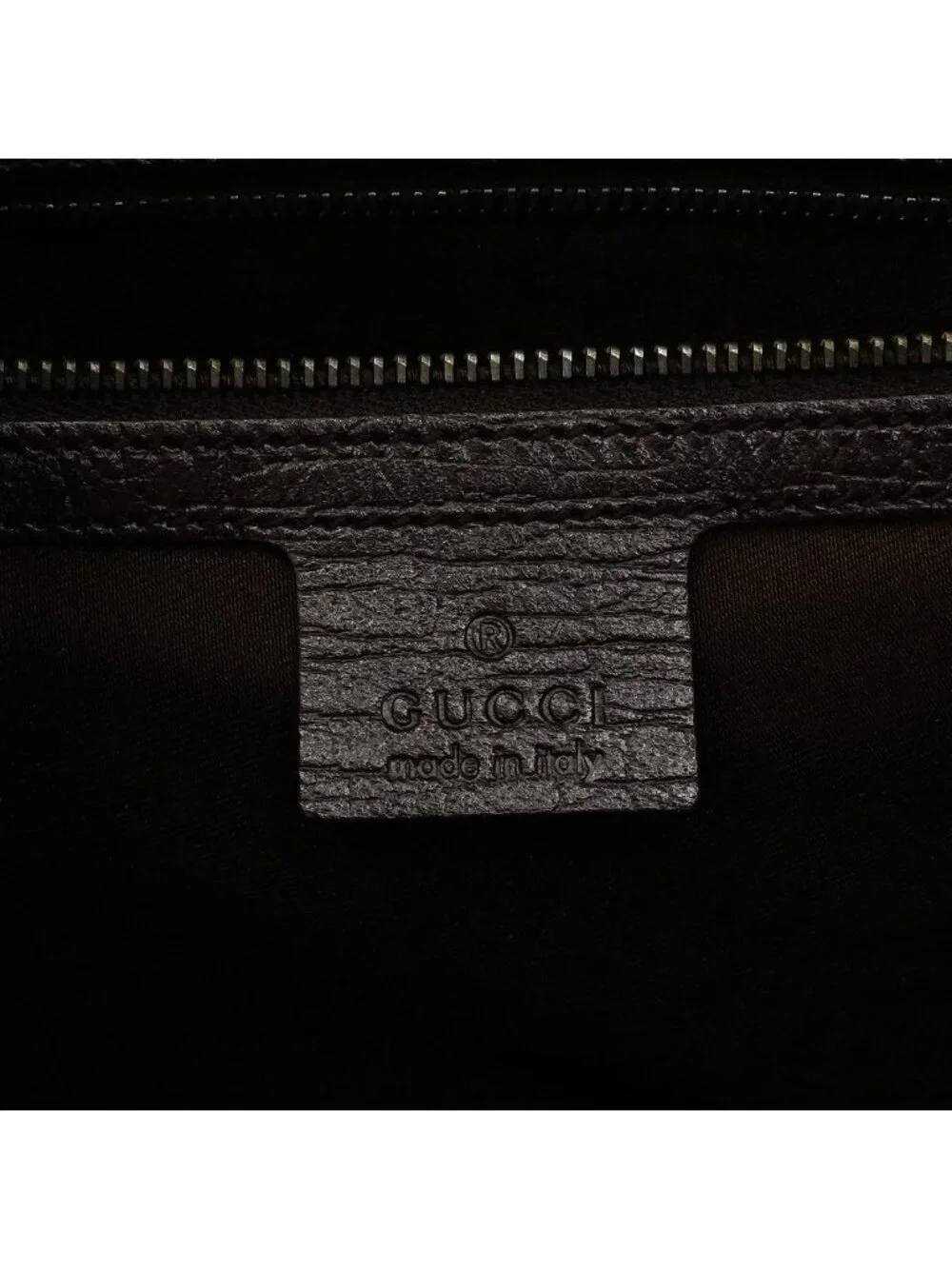 Gucci Handbag GG Supreme Brown Silver